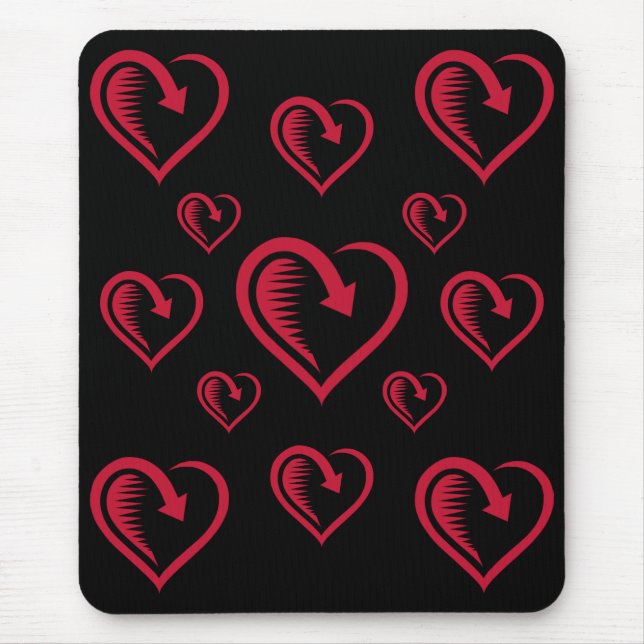 Spiked Heart - Mouse Mat (Front)