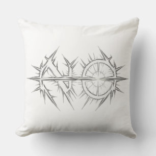 Spiked "NO" Ring Slash Cushion