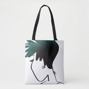 Spiked Ombre Canvas Bags