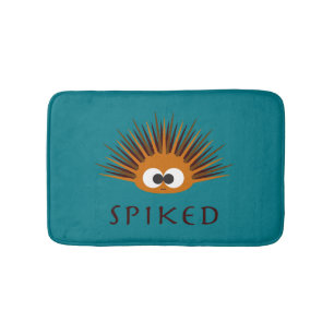 Spiked! Orange Urchin Bath Mat