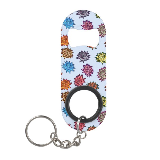 Spiked Rose Print, Modern Style Floral Pattern (Front)