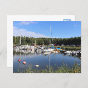 Spiken Harbour View, Kallandso, Sweden Postcard