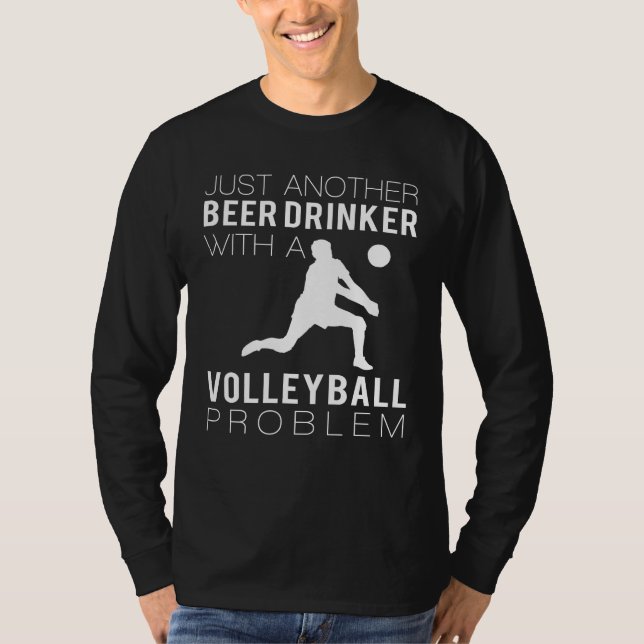 Spikes & Sips: Just Another Beer Drinker with a Vo T-Shirt (Front)