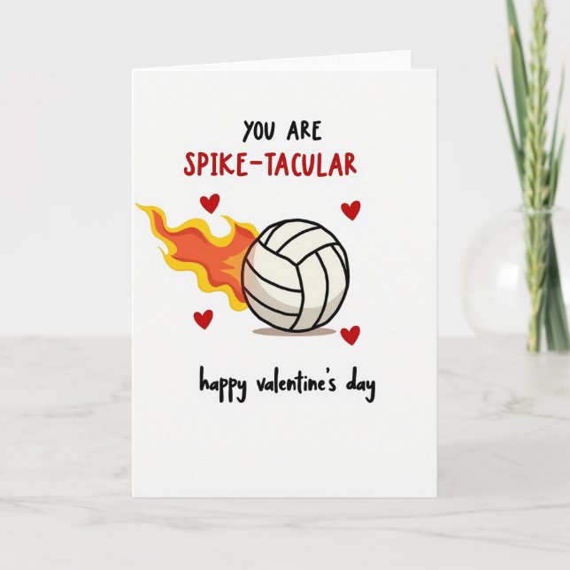 Spiketacular Valentine Card (Front)