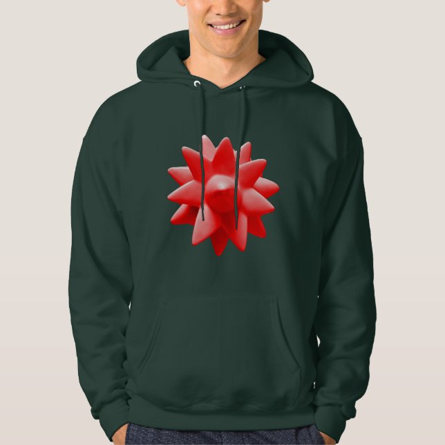 spiky red hoodie (Front)