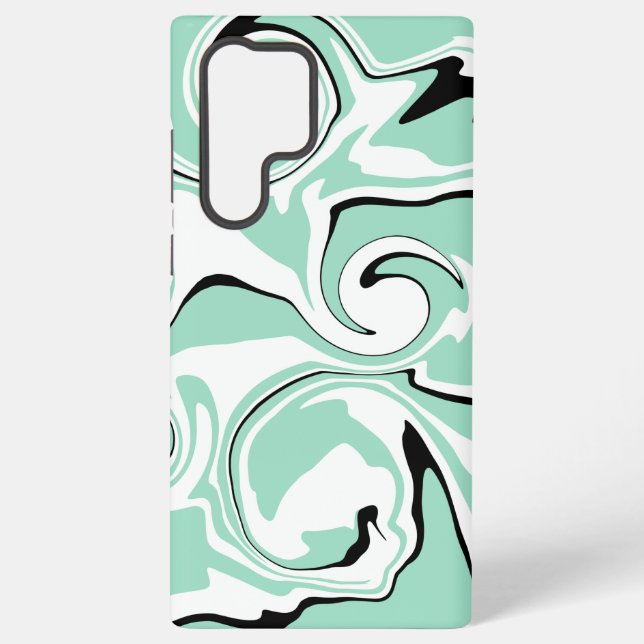 Spill - Green (Mint) Samsung Galaxy S22 Ultra Case (Back)