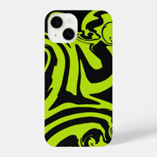 Spill - Lime Green and Black iPhone 14 Case