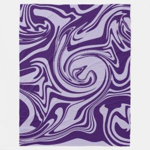 Spill - Purple Fleece Blanket