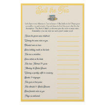 Spill the Tea: Bridal Shower Mix and Mingle Game