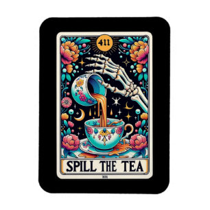 Spill the Tea Tarot Card Magnet
