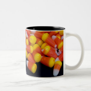 Spilled Candy Corn Mug (black inside)