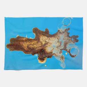 Spilled Coffee Tea Towel