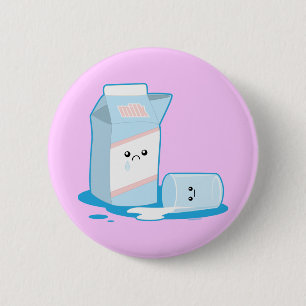 Spilled Milk 6 Cm Round Badge