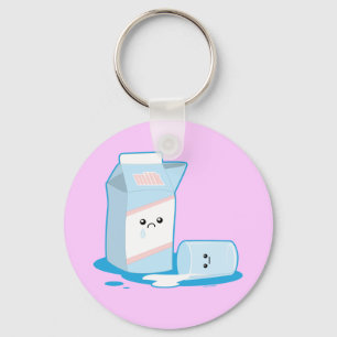 Spilled Milk Key Ring
