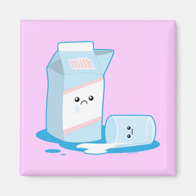 Spilled Milk Magnet (Front)