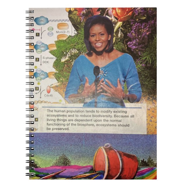 Spilled Truths A Collage of Science Society Hope Notebook (Front)