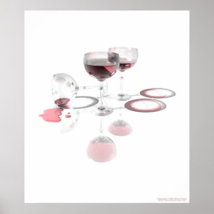 Spilled Wine Poster