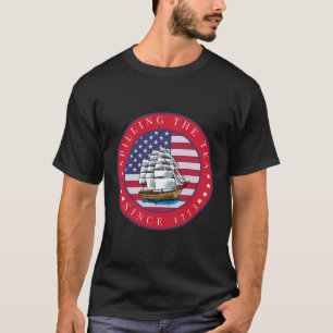 Spilling The Tea Since 1773 Fourth Of July Vintage T-Shirt
