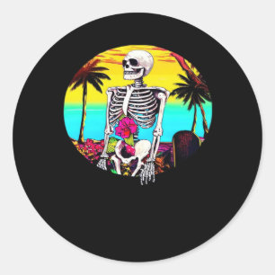 Spilling The Tea Since 1773 Funny American History Classic Round Sticker