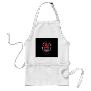Spilling The Tea Since 1773 Red White Blue 4th Of Standard Apron
