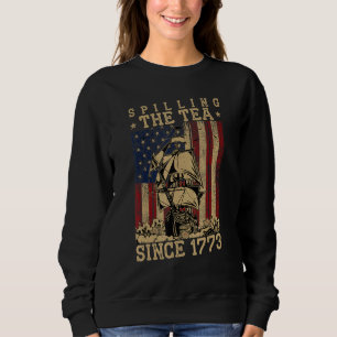 Spilling The Tea Since 1773 Us History Teacher Vin Sweatshirt