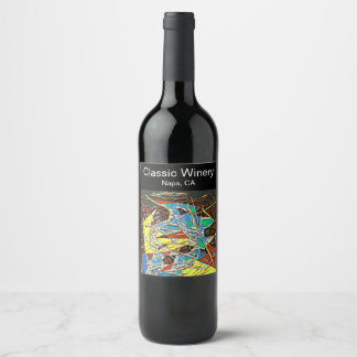 Spillpeace Original Design 1 Series Wine Label