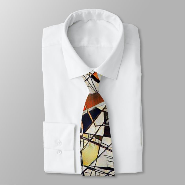 spillpeace original design 3 series Neck Tie (Tied)