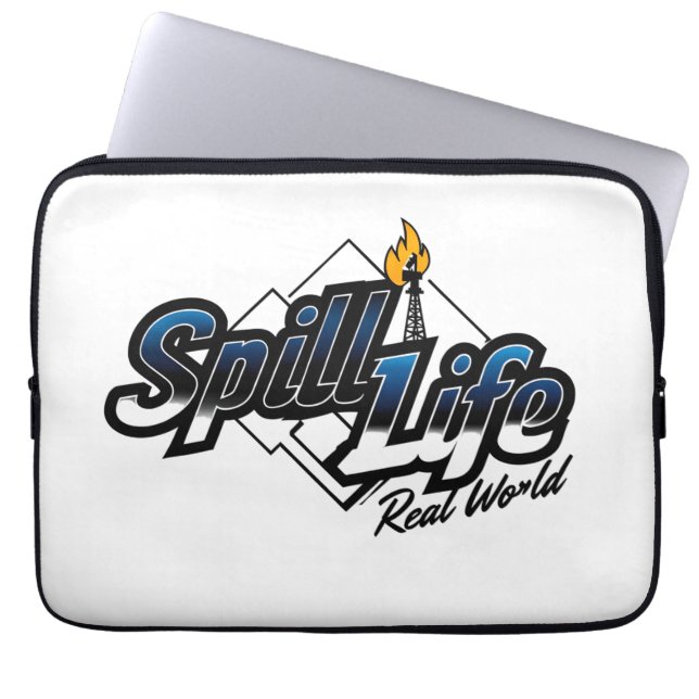  SpillWarrior Canvas Art Laptop Sleeve (Front)