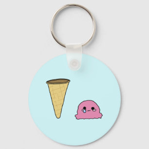 Spilt Ice Cream Key Ring