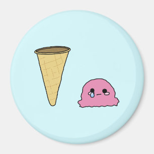 Spilt Ice Cream Magnet