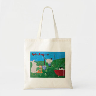 Spin Angora Tote/Yarn Bag