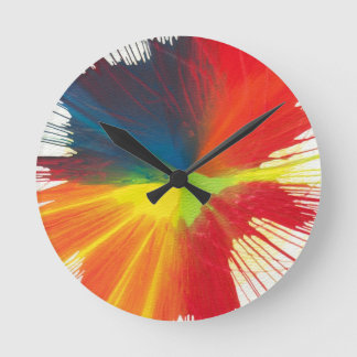 Spin Art clock