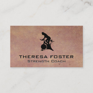 Spin Bike Personal Trainer Business Card
