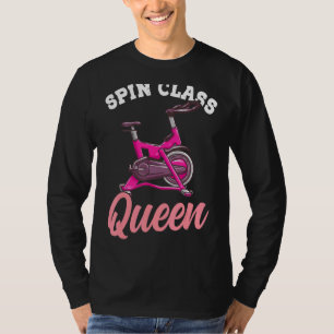 Spin Class Queen Indoor Cycling Women T-Shirt