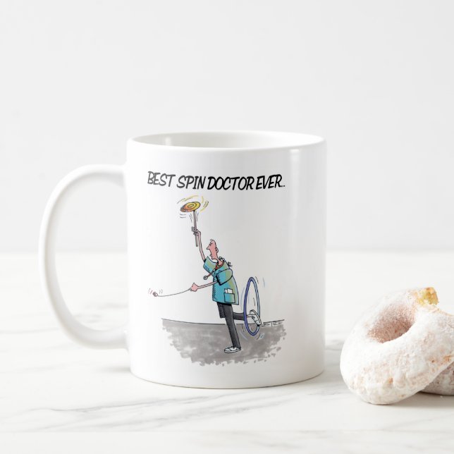 Spin Doctor mug (With Donut)