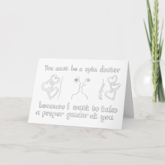 Spin Doctor Valentine's Day Card (Front)