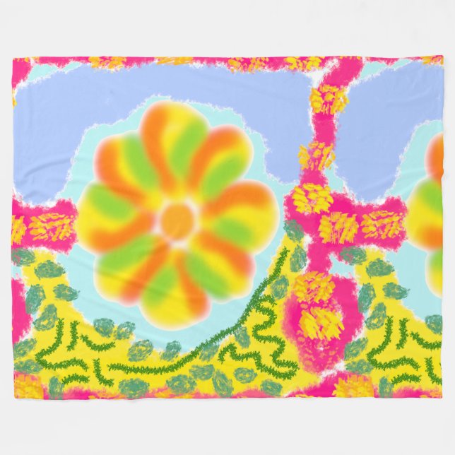 Spin Fleece Blanket (Front (Horizontal))