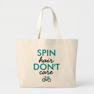 Spin Hair Don't Care Tote Bag