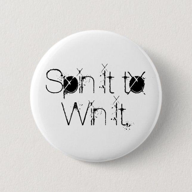 Spin It to Win It Button (Front)