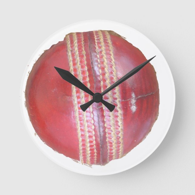 Spin Master's Sphere: A Fun Left Spin Cricket Ball Round Clock (Front)