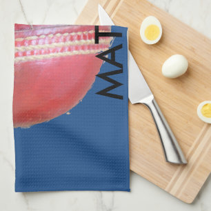 Spin Master's Sphere: A Fun Left Spin Cricket Ball Tea Towel