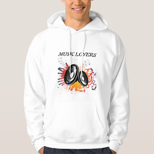 🎧 Spin Style: DJ Turntable Magic 🔥 Hoodie (Front)
