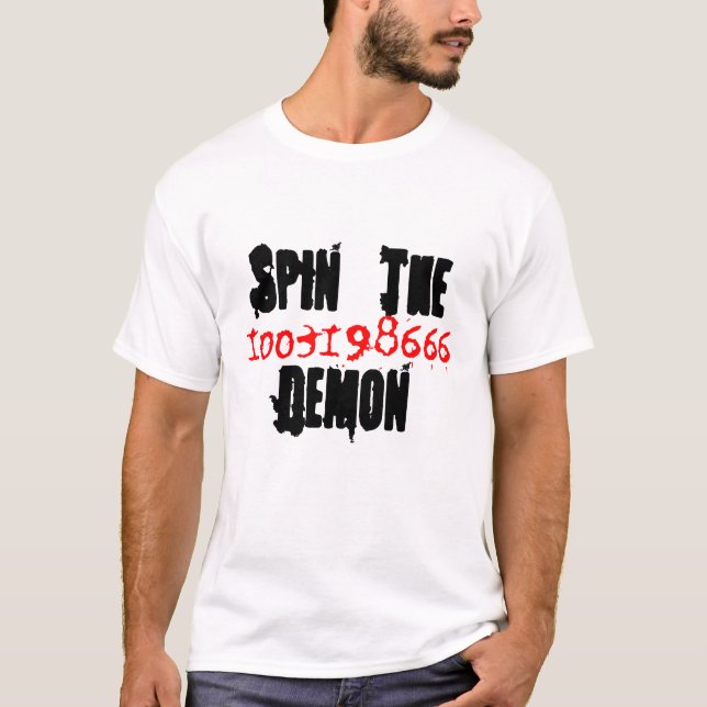 Spin The Demon, 1003198666 T-Shirt (Front)