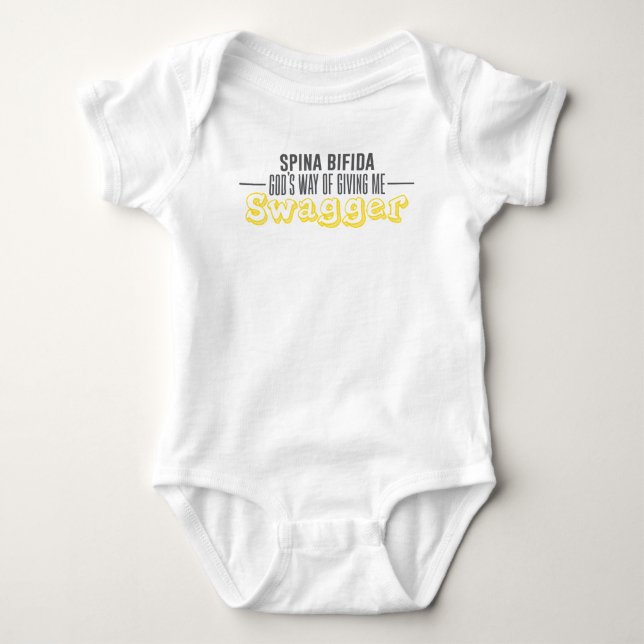 Spina Bifida Awareness Baby Bodysuit (Front)