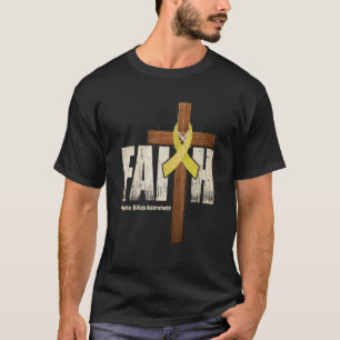 Spina Bifida Awareness Christian Faith & Cross 2 T-Shirt