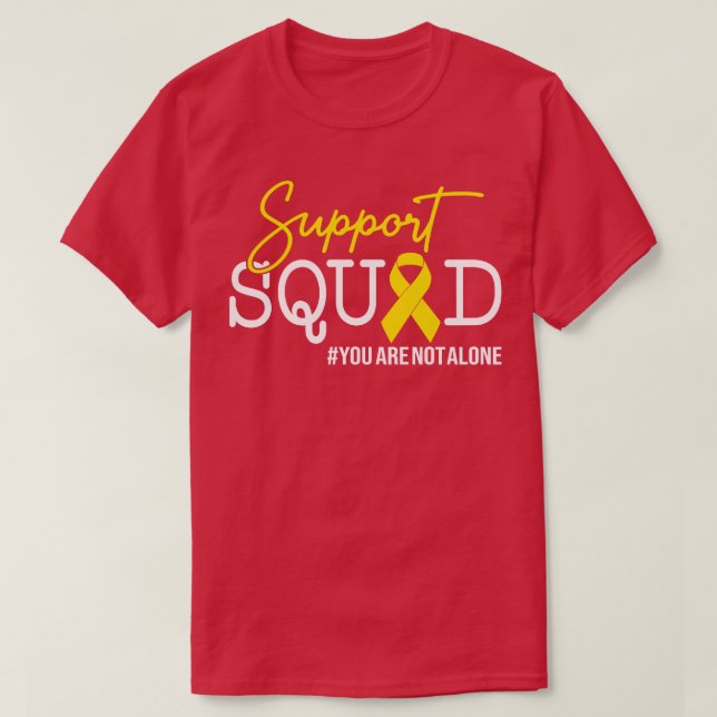 Spina Bifida Awareness Support Squad T-Shirt (Design Front)