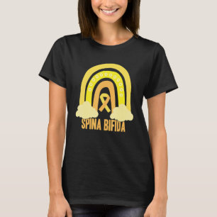 Spina Bifida Awareness Yellow Ribbon For Men Women T-Shirt