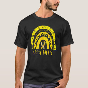 Spina Bifida Awareness Yellow Ribbon For Men Women T-Shirt