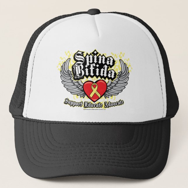 Spina Bifida Wings Trucker Hat (Front)