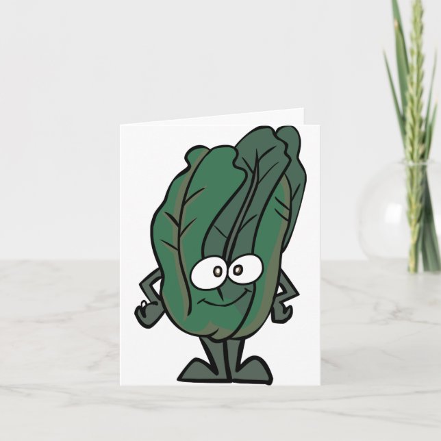 Spinach Face Note Cards (Front)
